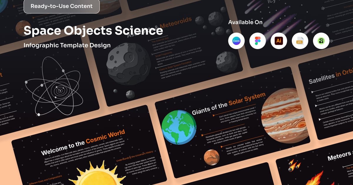 宇宙与行星科学信息图