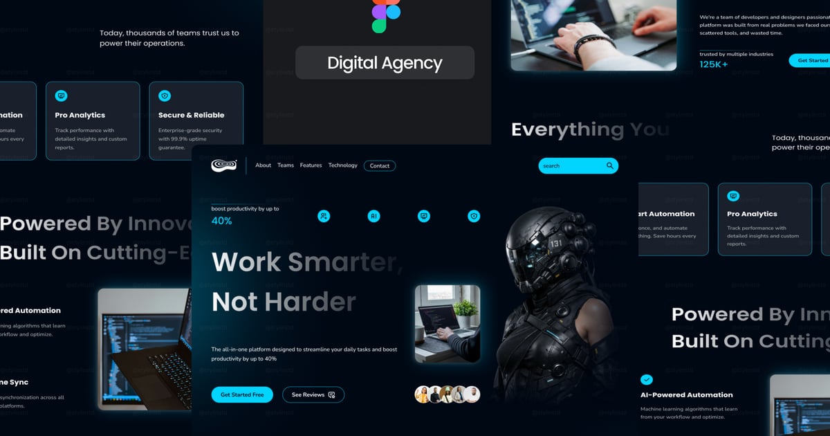 数字代理机构着陆页