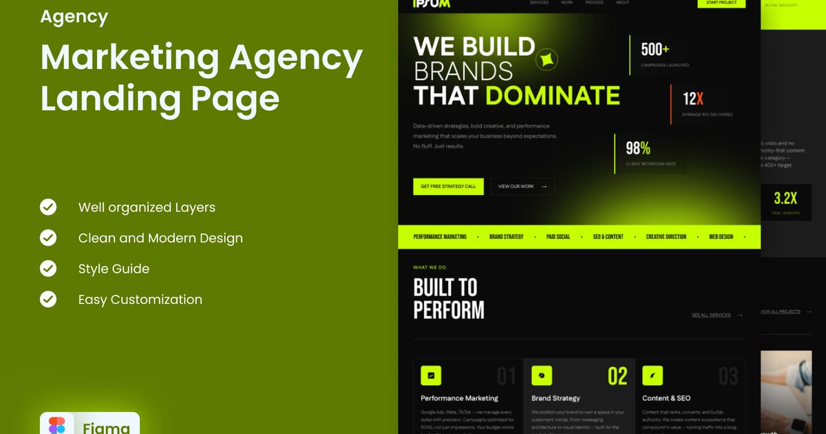 营销机构着陆页