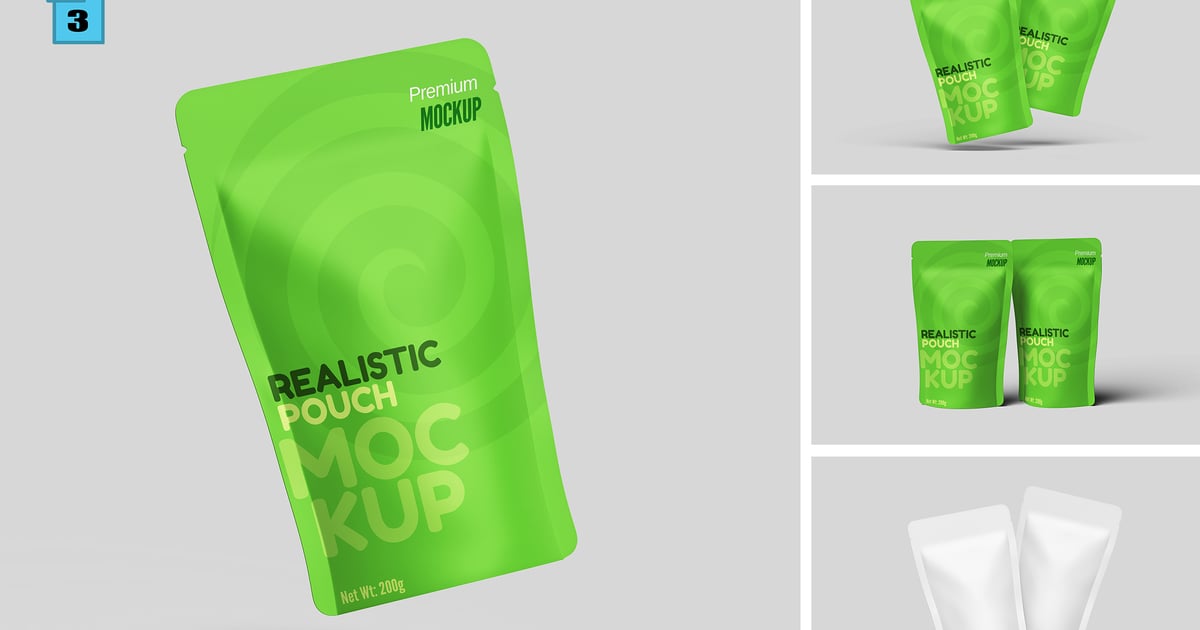 高品质包装袋模型