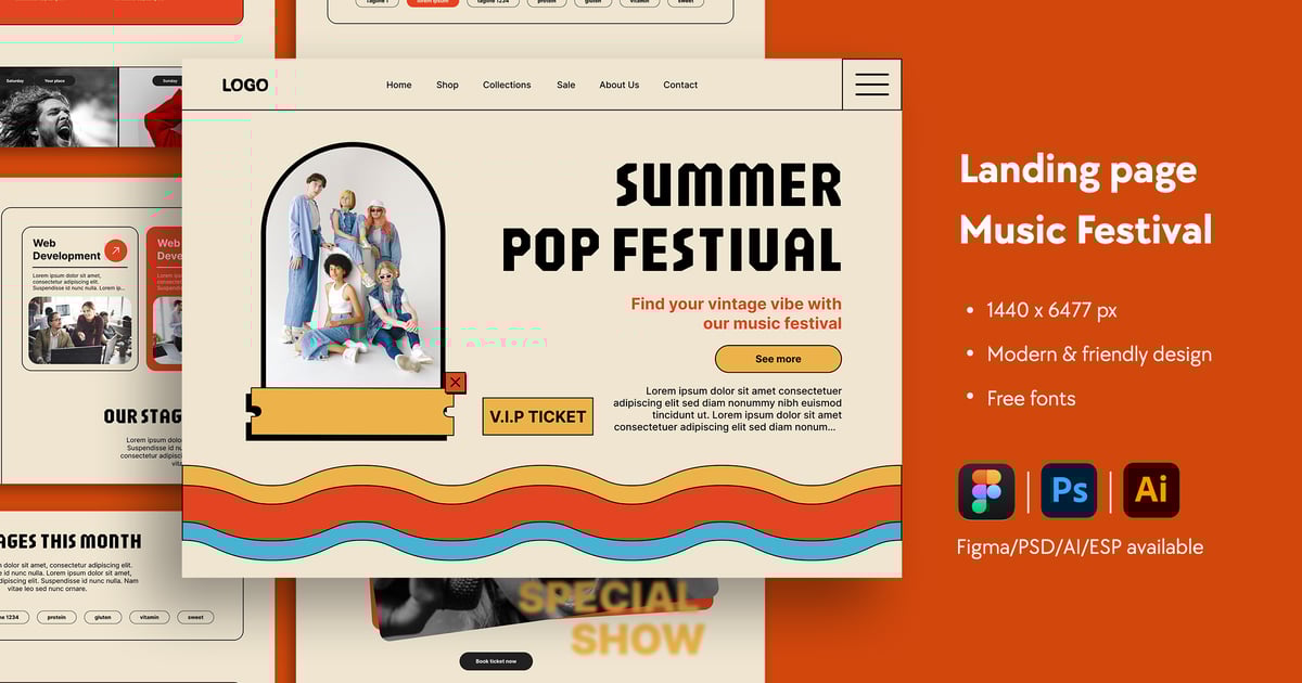 音乐节网站首页