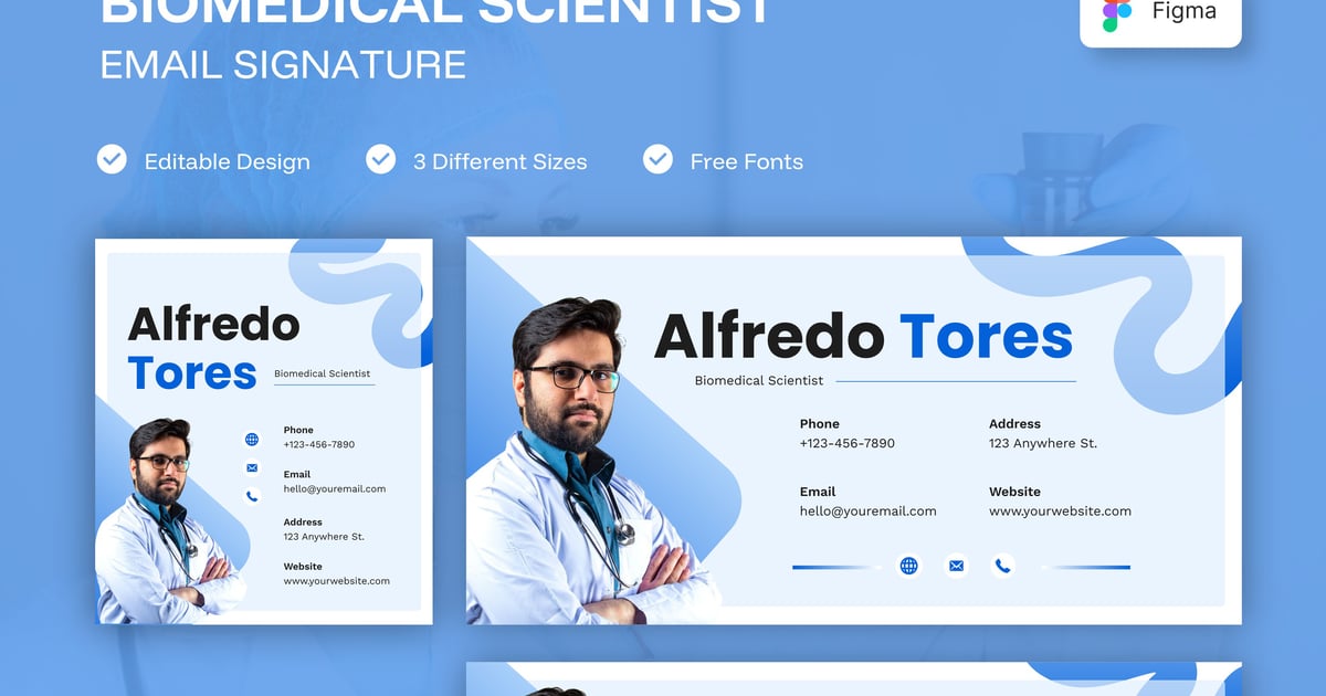 生物医学科学家电子邮件签名