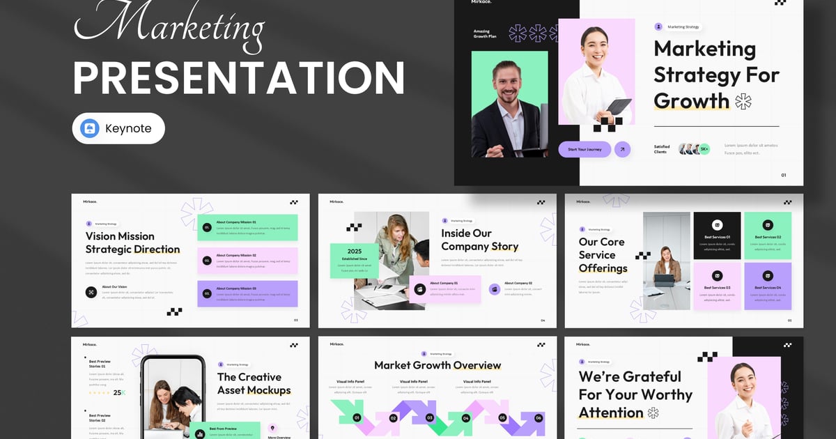 市场营销战略与增长计划主题演讲