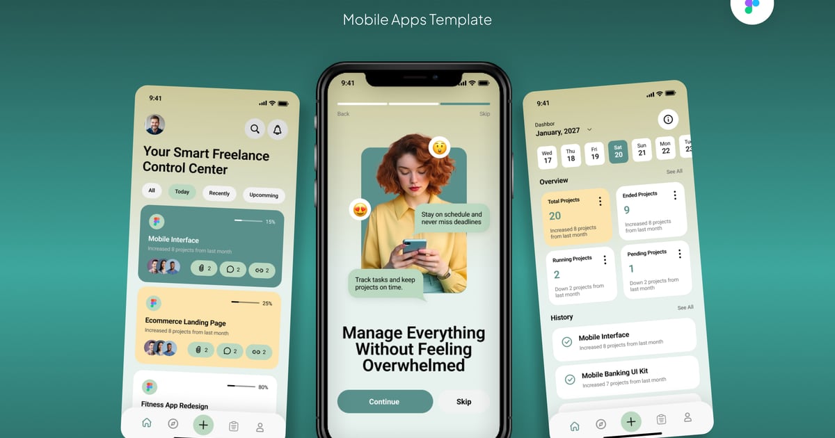 自由职业者任务管理移动应用
