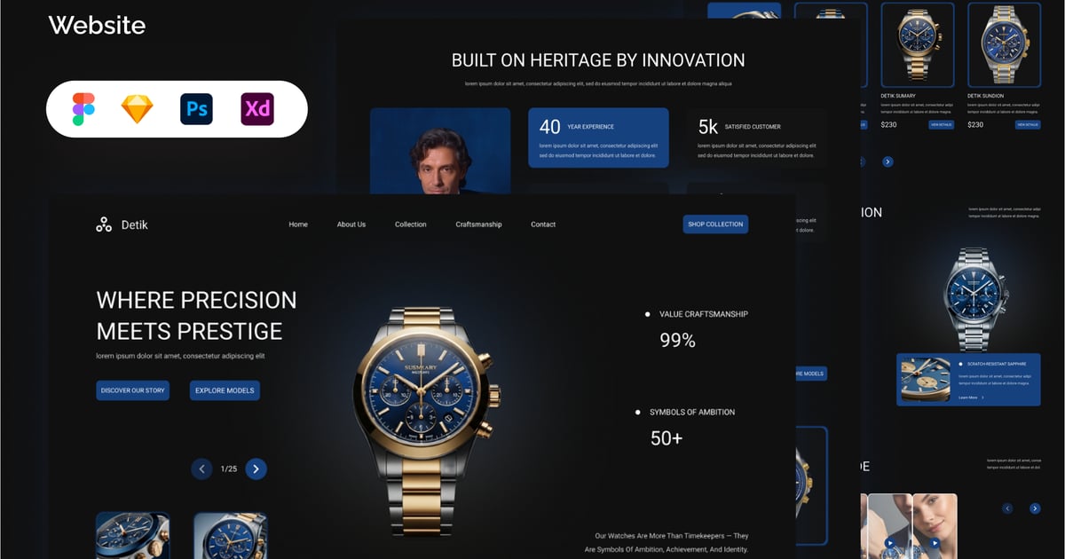 Detik – 手表品牌网站