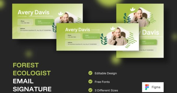 森林生态学家电子邮件签名