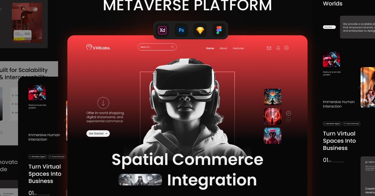 VXR Labs – 元宇宙平台构建器网站