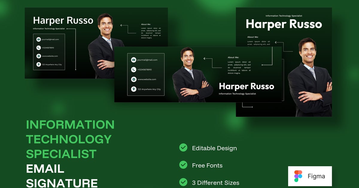 信息技术专家电子邮件签名