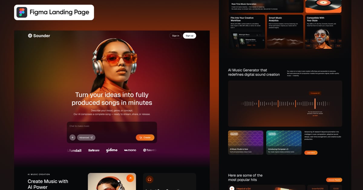 Sounder – 音乐人工智能创作
