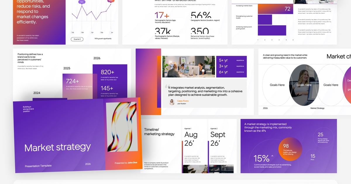 市场策略谷歌幻灯片