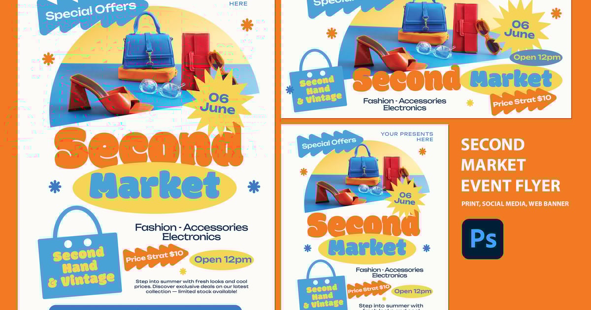 第二届市集活动传单