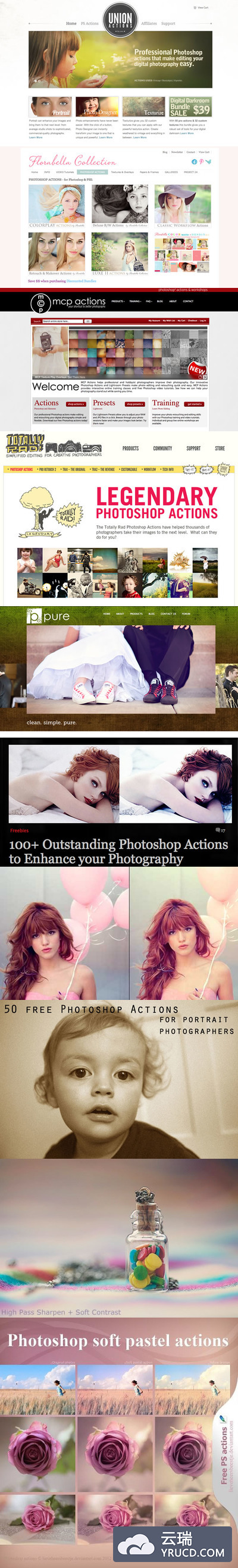 10个可以下载photoshop动作（Actions）的地方