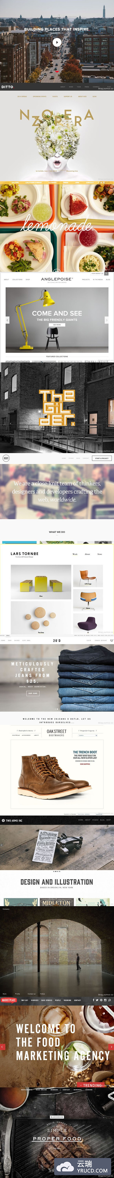 13个用漂亮图片设计的网站例子欣赏