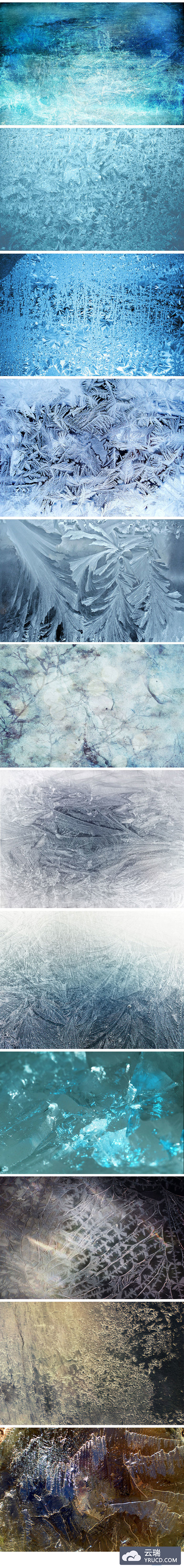 40+又酷又有用的冰雪纹理素材免费下载