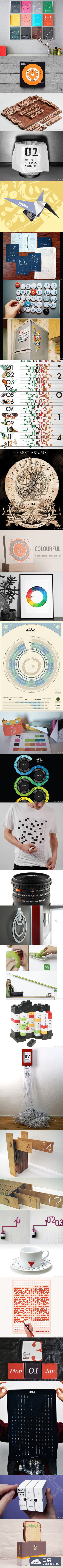 28个创新的日历设计想法