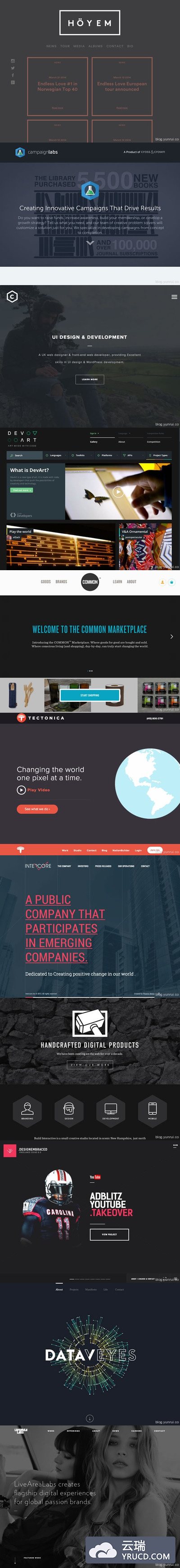 11个深色（暗调）网页设计灵感欣赏