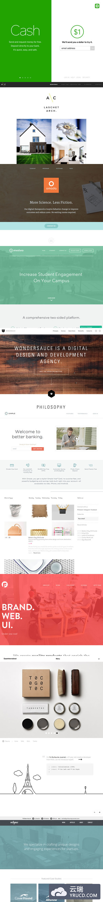 11个最新的淡雅的极简主义网页设计欣赏