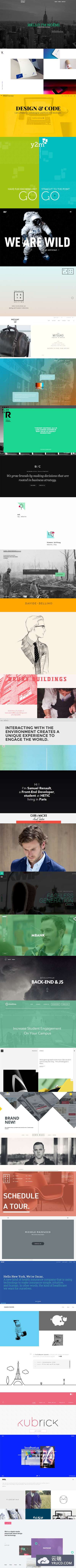 33个新鲜的极简主义和干净的网站设计欣赏