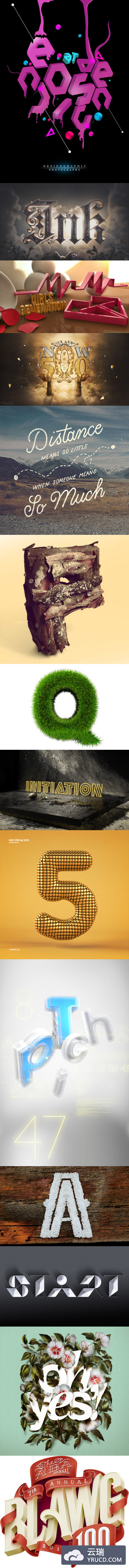 有创意的字体特效BLENDR