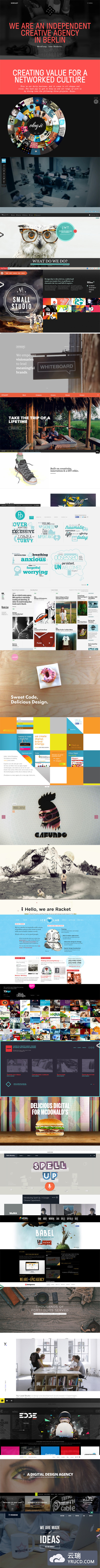 25个富有灵感的国外网页&图形设计工作室网站视觉欣赏