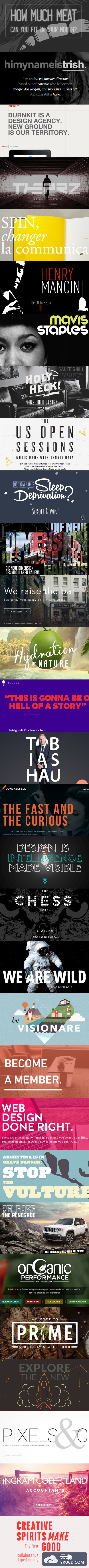 30个新的用粗字体和大字体设计的网站欣赏