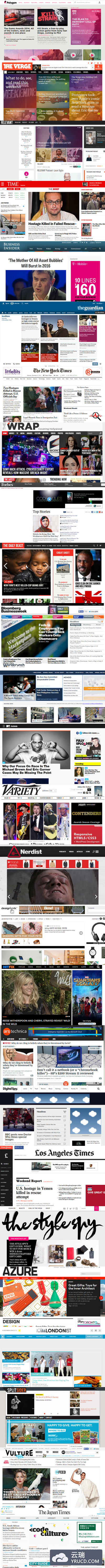 26个在线杂志风格的网页设计排版灵感欣赏