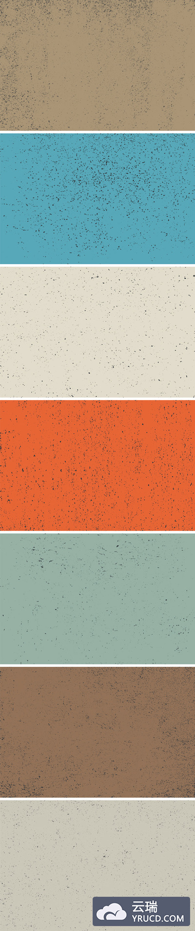 7个新鲜的噪点纹理背景AI矢量源文件打包下载