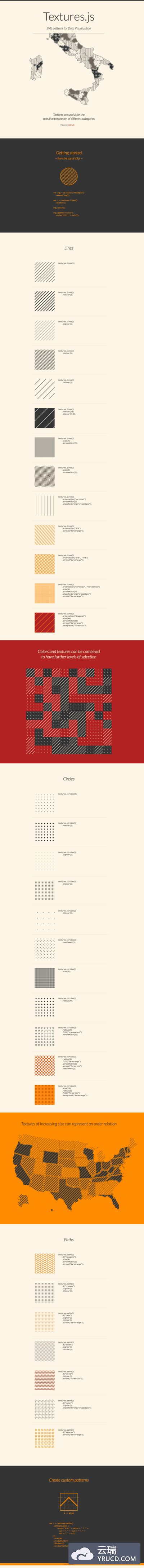 JS&css实现的SVG纹理图案代码效果打包下载