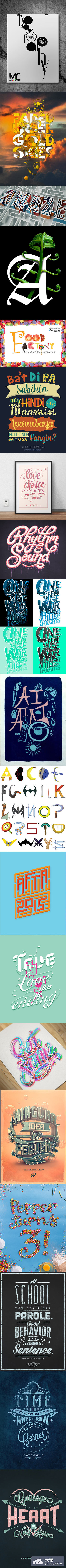 2015年5月出炉的创意字体设计合集