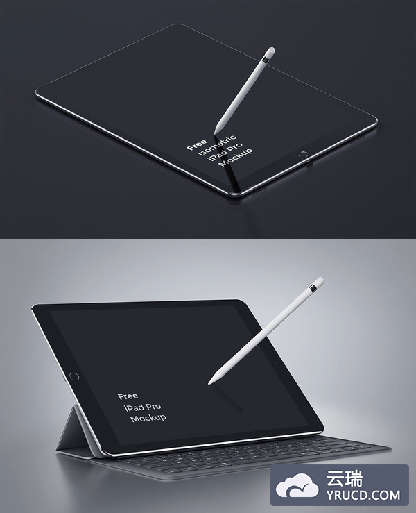 iPad Pro 完美PSD打包下载（键盘&Apple Pencil）