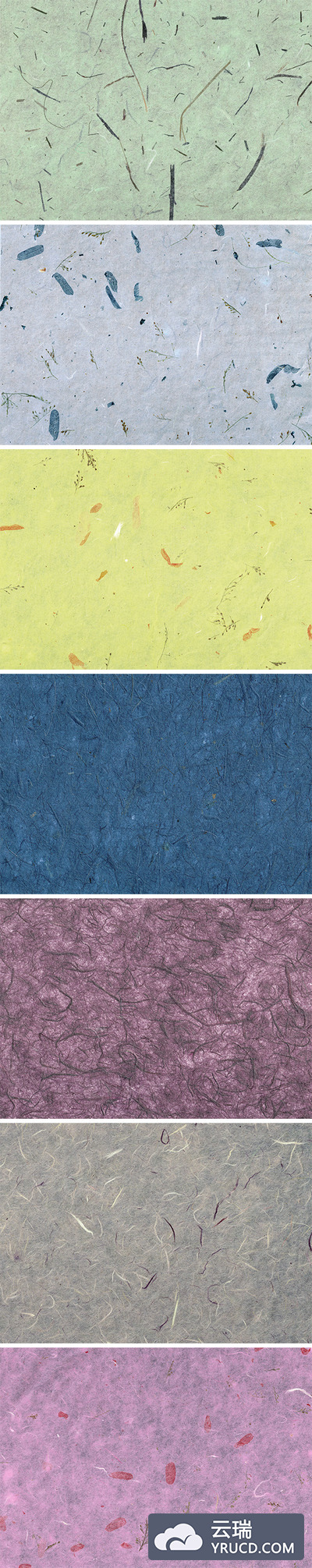 7种桑纸背景纹理素材打包下载