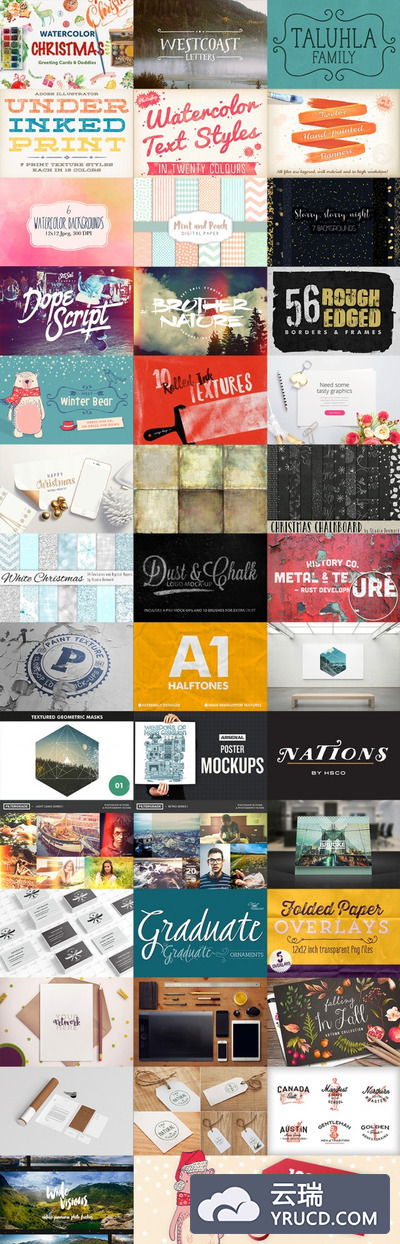 2015年底的设计资源大合集，100%免费下载