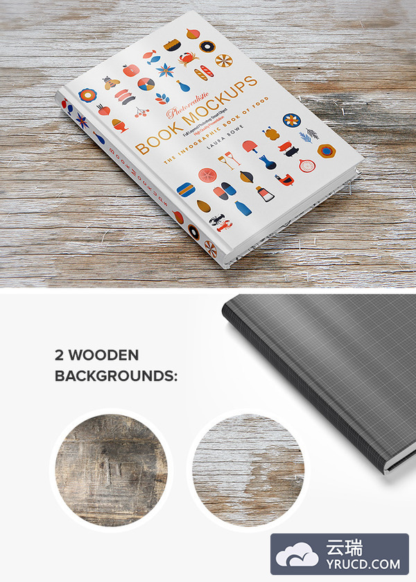 完美的精装书展示模型（Mockup）PSD下载