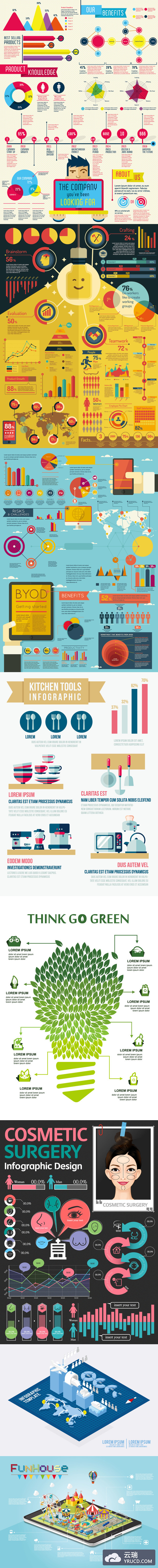 VIP资源：专业的矢量数据统计图表下载［ai格式］