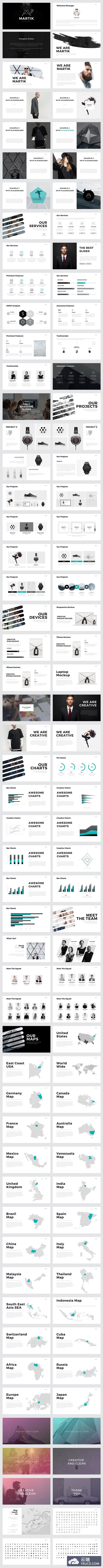 个性的PPT模版下载［时尚、极客、视觉］