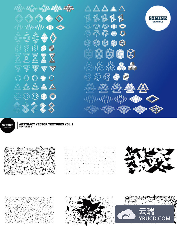 完美的矛盾形矢量海报素材包下载[ai]