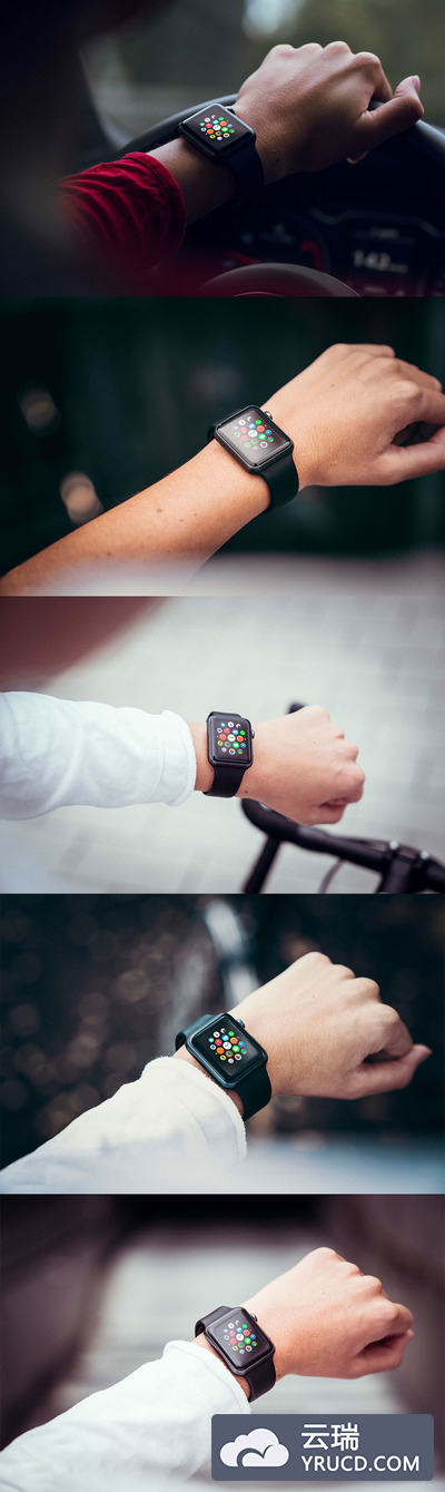 Apple Watch Mockups 专业版展示模型PSD下载