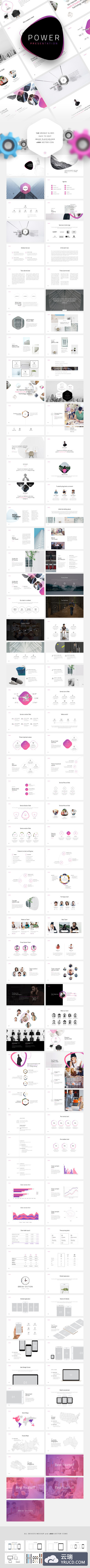 时尚好用的PPT模版打包下载[100多种排版，powerpoint和keynote共用]