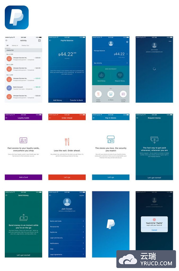 PayPal Mobile Kit Sketch资源