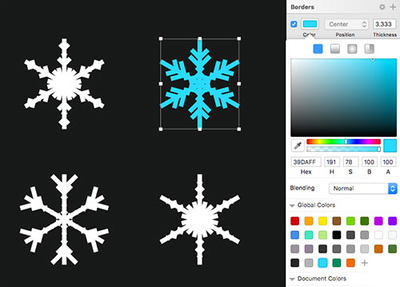 雪花矢量 SVG 生成工具：Snowflaker