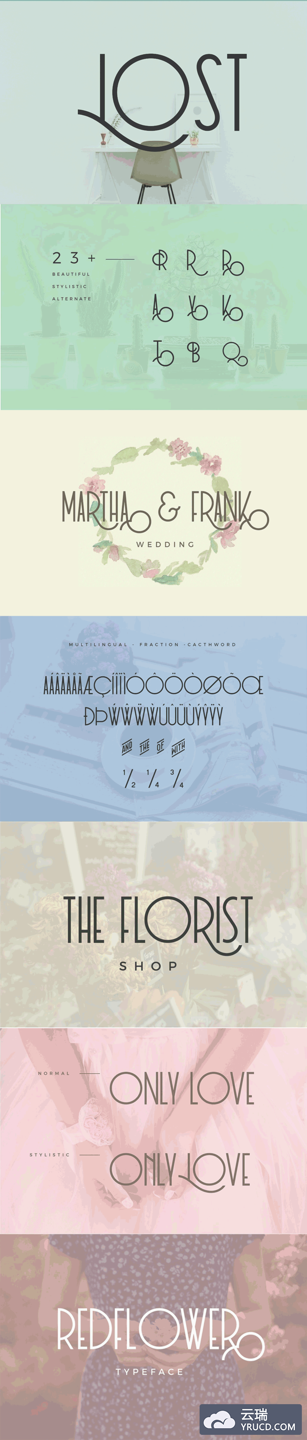 个性的图形化变形英文字体打包下载 [otf,ttf]