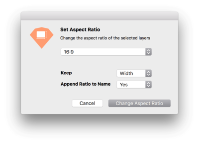 Sketch比例尺插件 (Aspect Ratio)