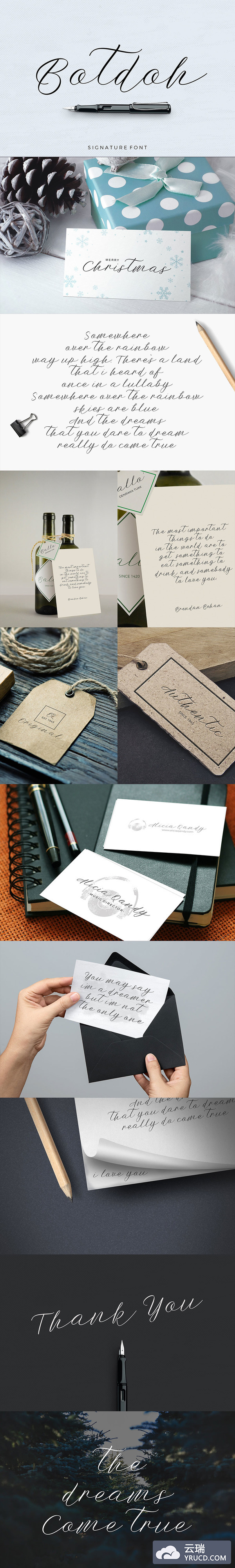 LAMY钢笔手写设计英文字体打包下载[otf,ttf]