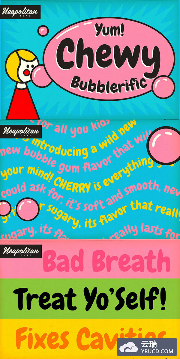 新鲜柔软的字体打包下载[OTF,TTF]