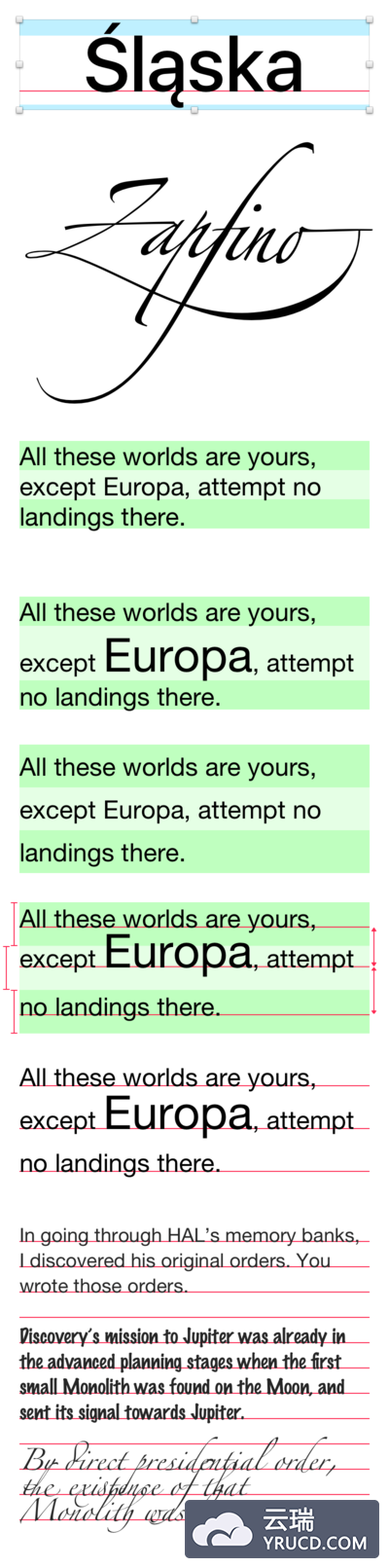 Sketch里的文字排版