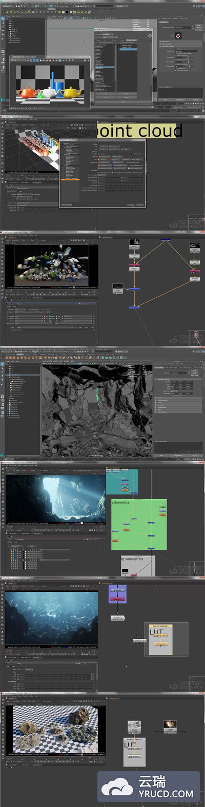 MAYA NUKE VRay 多通道渲染和组合教程 (thegnomonworkshop)