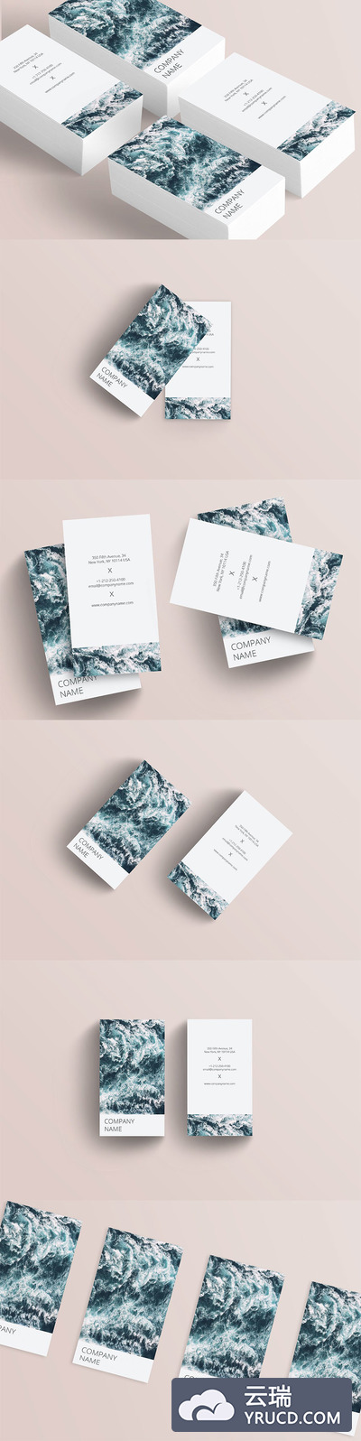 高颜值的商业名片模版下载[PSD]