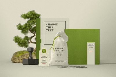 清明春游简约风格样机