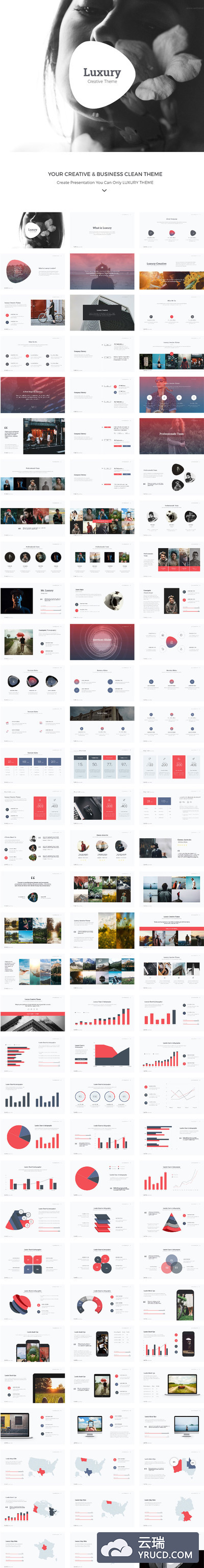 奢侈品味道的PPT模版下载[key,pptx]