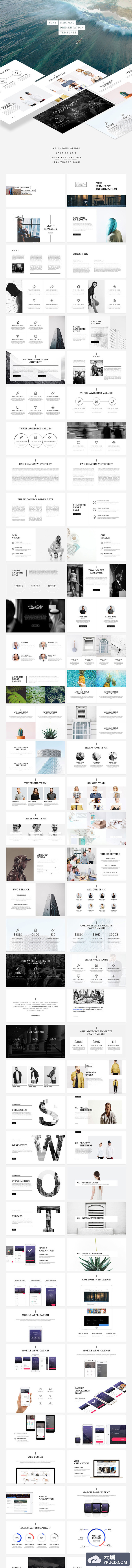 一流的产品汇报与展示PPT模版套装下载[pptx,key]